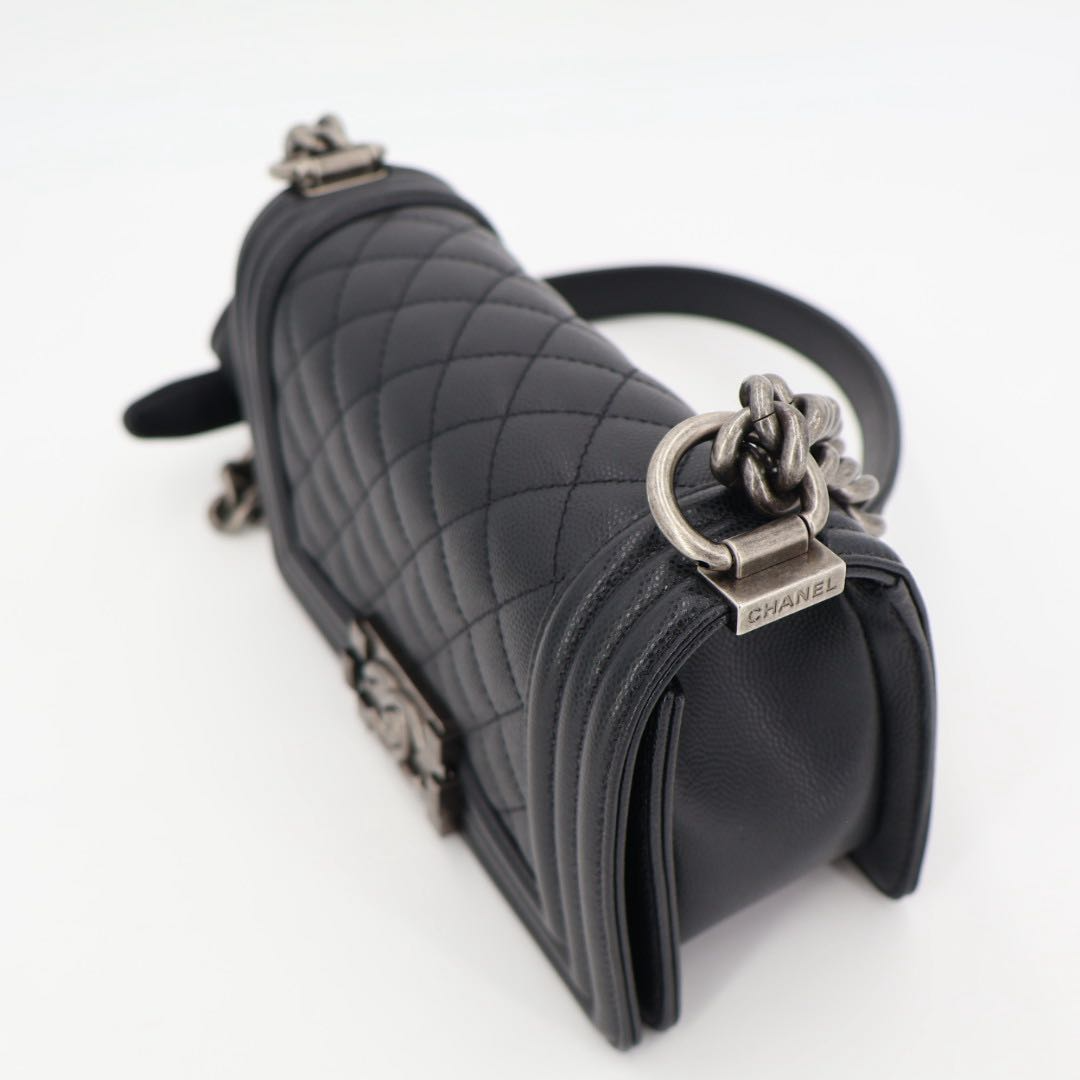Chanel Caviar Leather Handbag — view 5