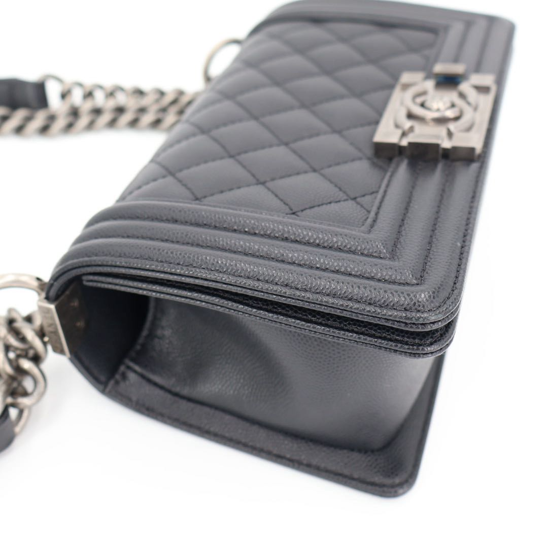 Chanel Caviar Leather Handbag — view 3
