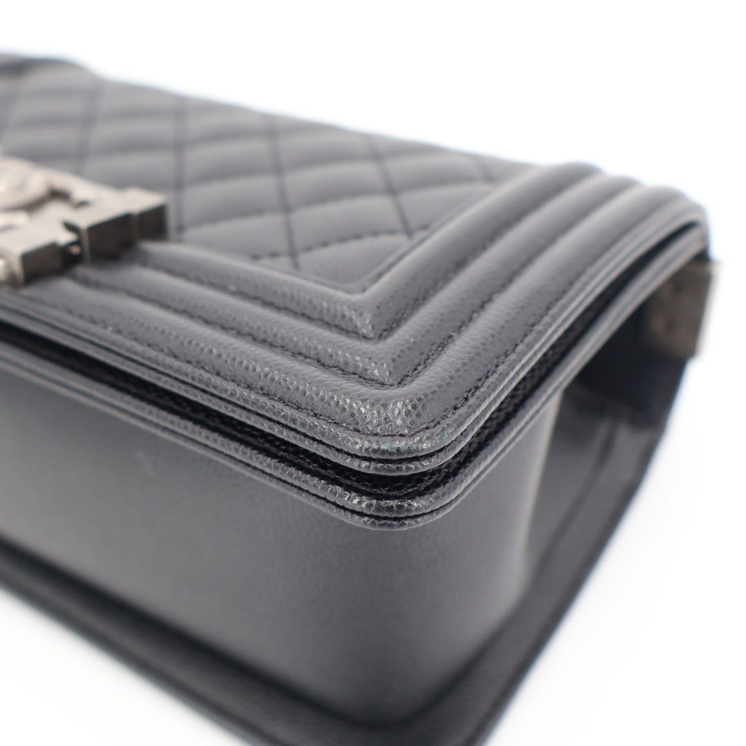 Chanel Caviar Leather Handbag — view 7