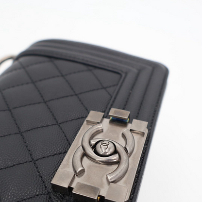 Chanel Caviar Leather Handbag — view 4