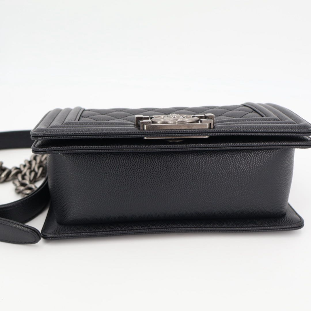 Chanel Caviar Leather Handbag — view 8