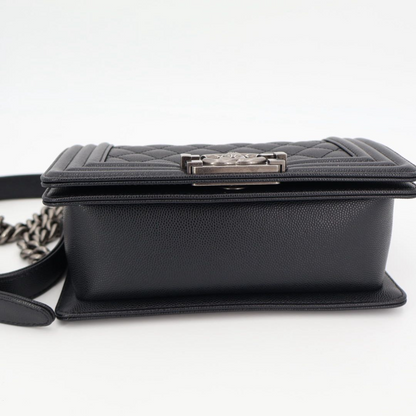 Chanel Caviar Leather Handbag — view 8