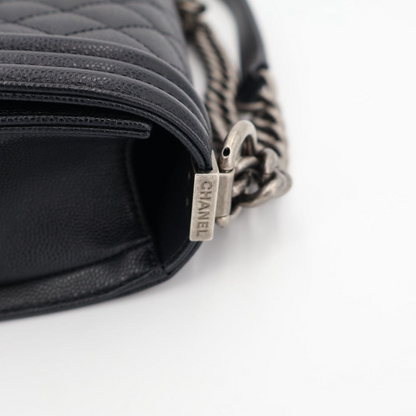 Chanel Caviar Leather Handbag — view 6
