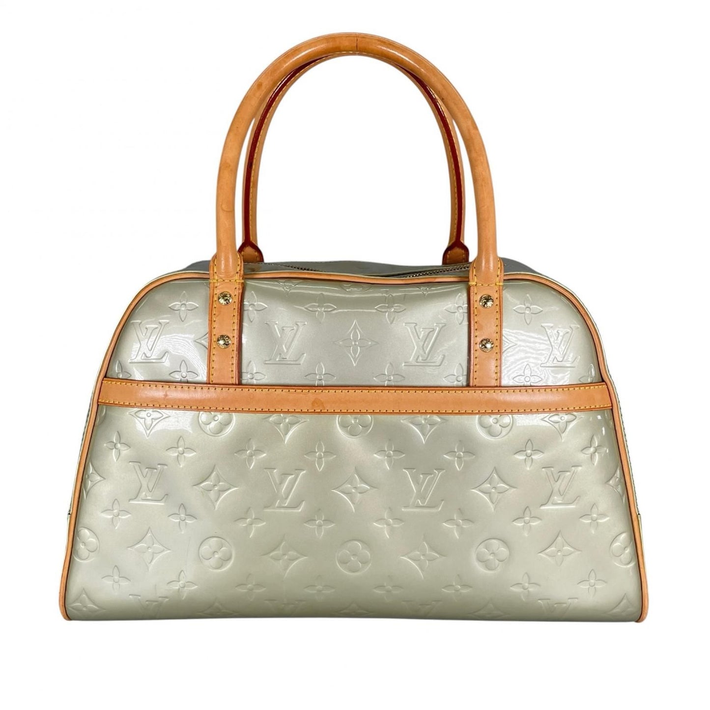 Louis Vuitton Tompkins Square Handbag Monogram Vernis Green