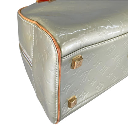 Louis Vuitton Tompkins Square Handbag Monogram Vernis Green — view 8
