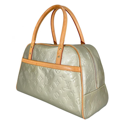 Louis Vuitton Tompkins Square Handbag Monogram Vernis Green — view 2