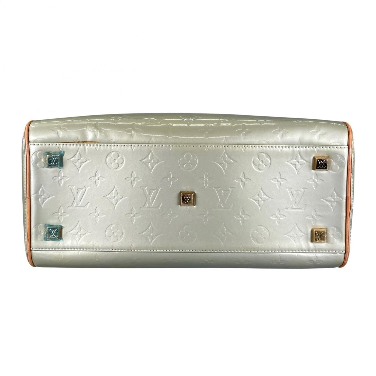 Louis Vuitton Tompkins Square Handbag Monogram Vernis Green — view 4