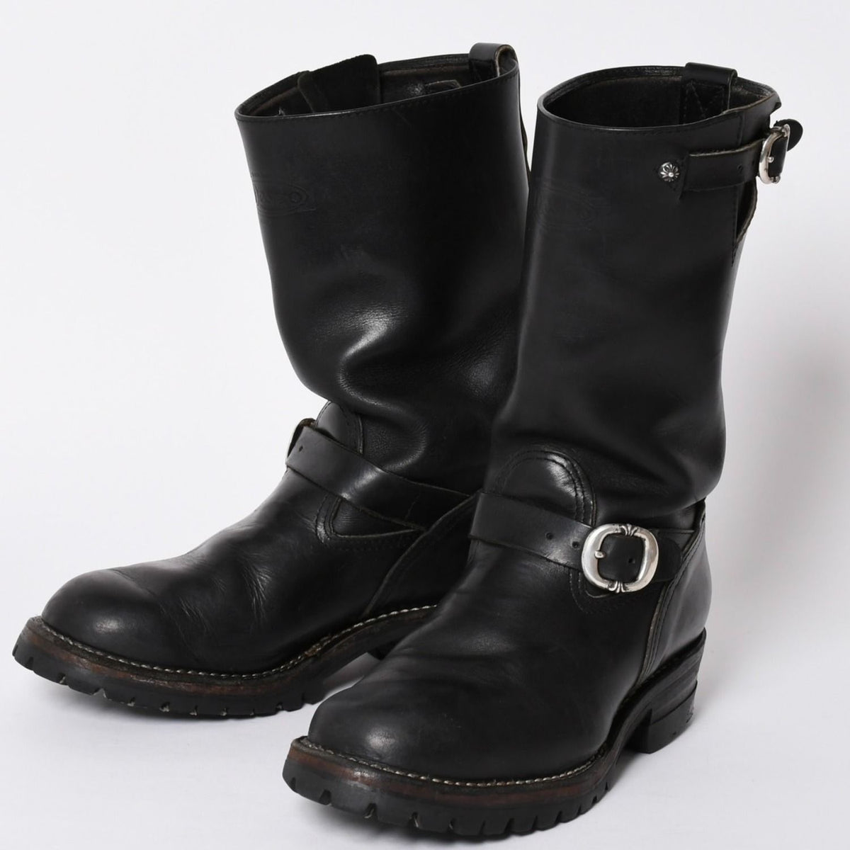 Chrome Hearts Wesco Boss Boots CH Cross Gunslinger Ball 8