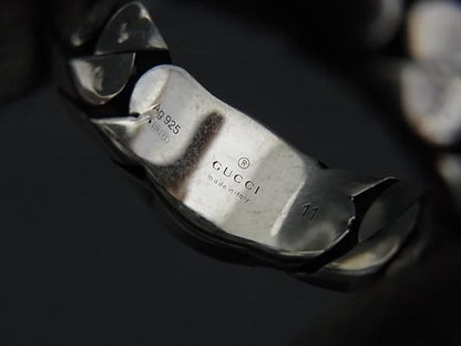 Gucci Interlocking Silver Ring — view 4
