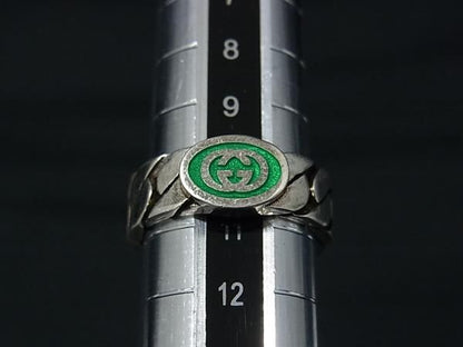 Gucci Interlocking Silver Ring — view 3