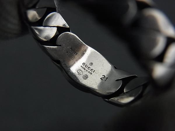 Gucci Interlocking Silver Ring — view 4