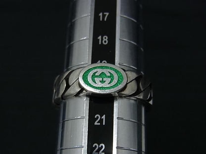 Gucci Interlocking Silver Ring — view 3