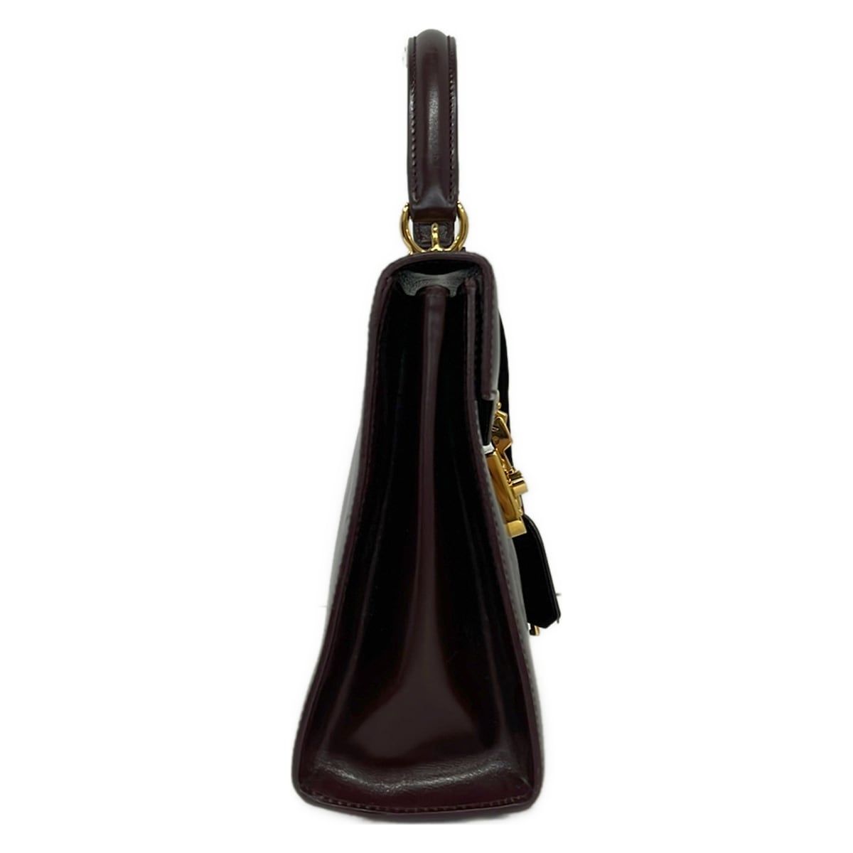 Gucci Handbag Ladybnine Bordeaux Leather — view 2