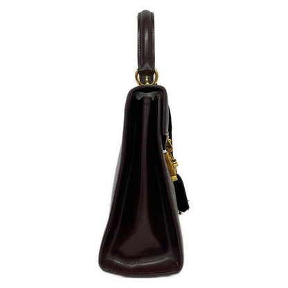 Gucci Handbag Ladybnine Bordeaux Leather — view 2