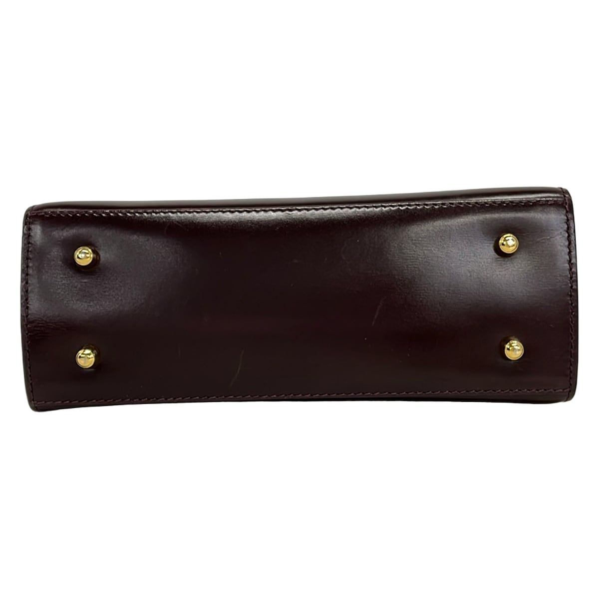 Gucci Handbag Ladybnine Bordeaux Leather — view 5