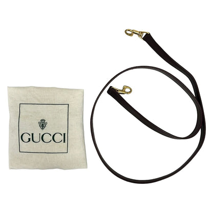 Gucci Handbag Ladybnine Bordeaux Leather — view 8