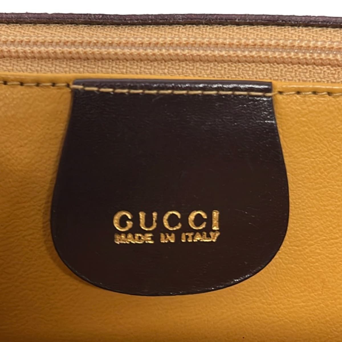 Gucci Handbag Ladybnine Bordeaux Leather — view 9