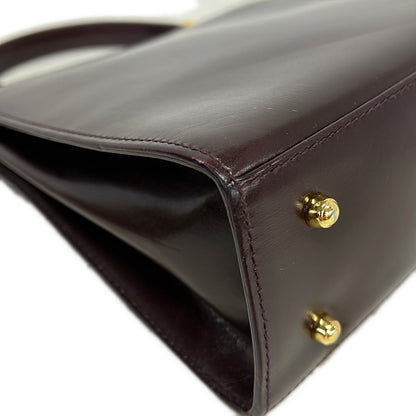 Gucci Handbag Ladybnine Bordeaux Leather — view 6