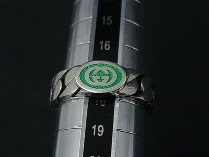 Gucci Interlocking Silver Ring — view 3