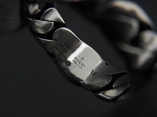 Gucci Interlocking Silver Ring — view 4