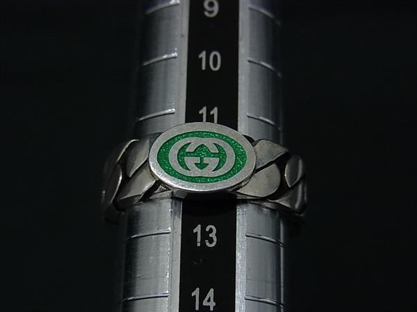 Gucci Interlocking Silver Ring — view 3