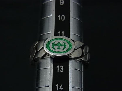 Gucci Interlocking Silver Ring — view 3