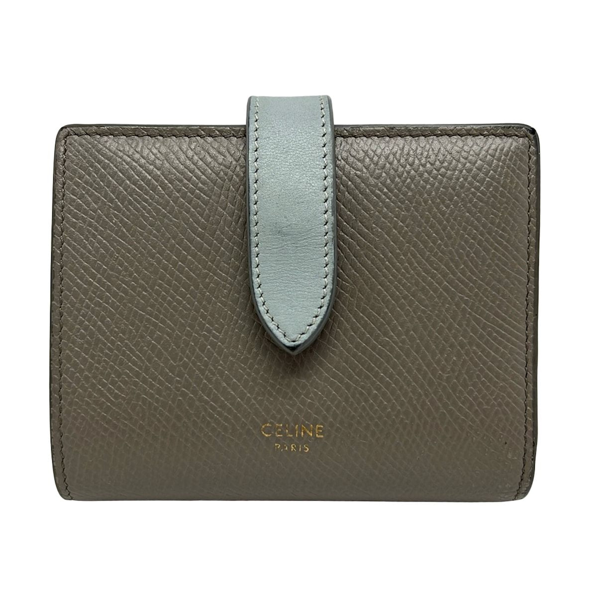 Celine reto Gray Blue Wallet