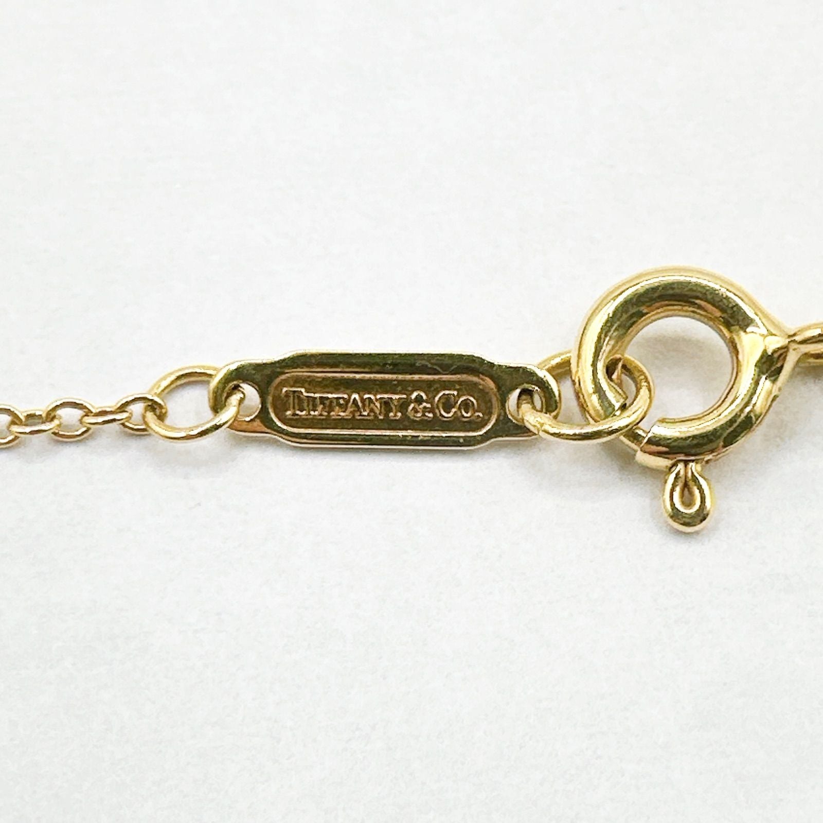 Tiffany & Co Heart Yellow Gold Necklace 39.5 cm — view 5