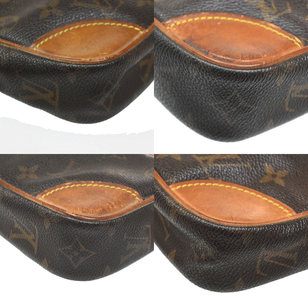 Louis Vuitton Marly Dragonne Clutch Brown Monogram Leather — view 7