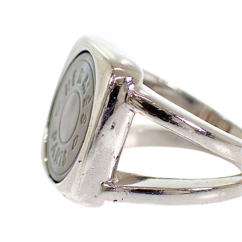 Hermes Corozo Series Rin Available Metal Shell Ring