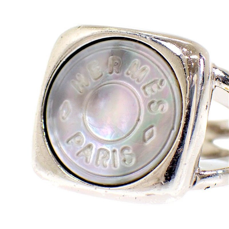 Hermes Corozo Series Rin Available Metal Shell Ring