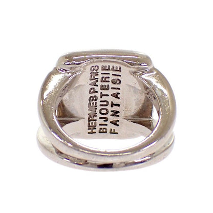 Hermes Corozo Series Rin Available Metal Shell Ring
