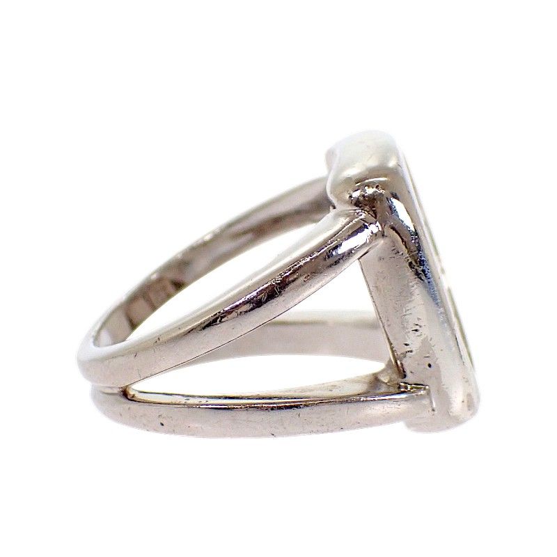 Hermes Corozo Series Rin Available Metal Shell Ring — view 7
