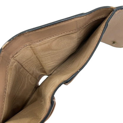 Dior reto Pink Beige Leather Wallet — view 5