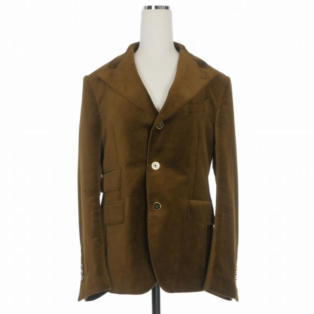 Dolce & Gabbana Dejacket Buleather 48 Brown