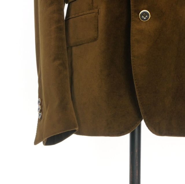 Dolce & Gabbana Dejacket Buleather 48 Brown — view 5