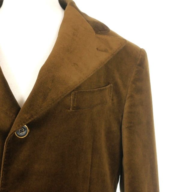 Dolce & Gabbana Dejacket Buleather 48 Brown — view 4