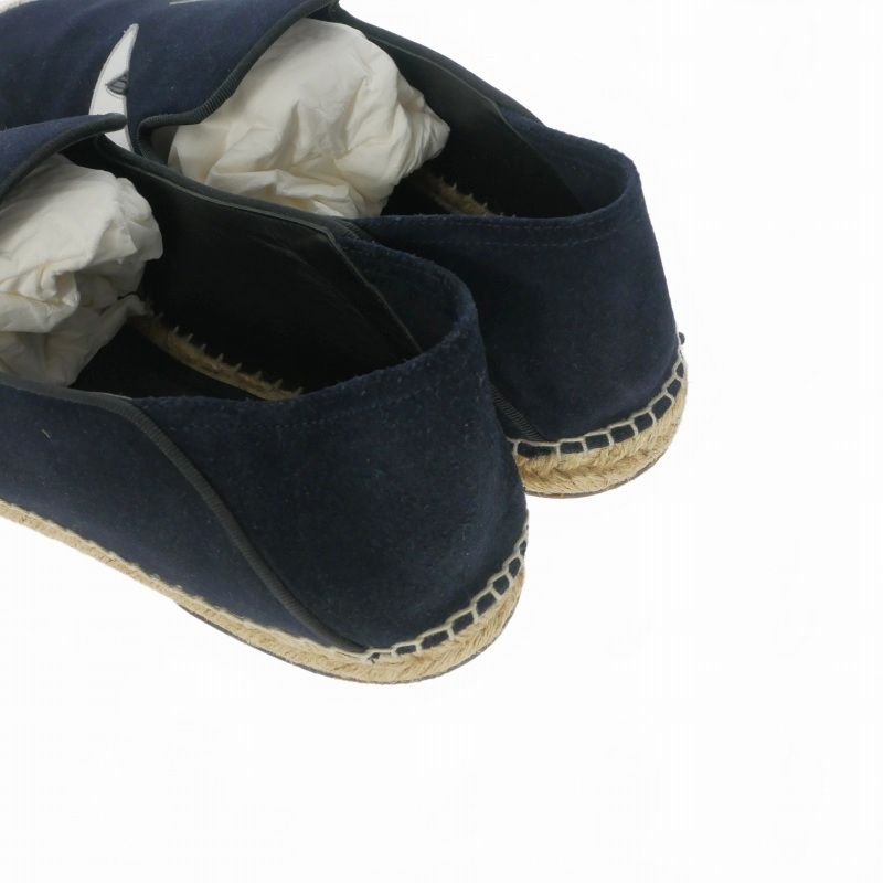 Fendi Monster Eyes Slip on Espadrilles Star yu Shoes 10 Navy — view 6