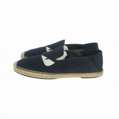 Fendi Monster Eyes Slip on Espadrilles Star yu Shoes 10 Navy — view 2