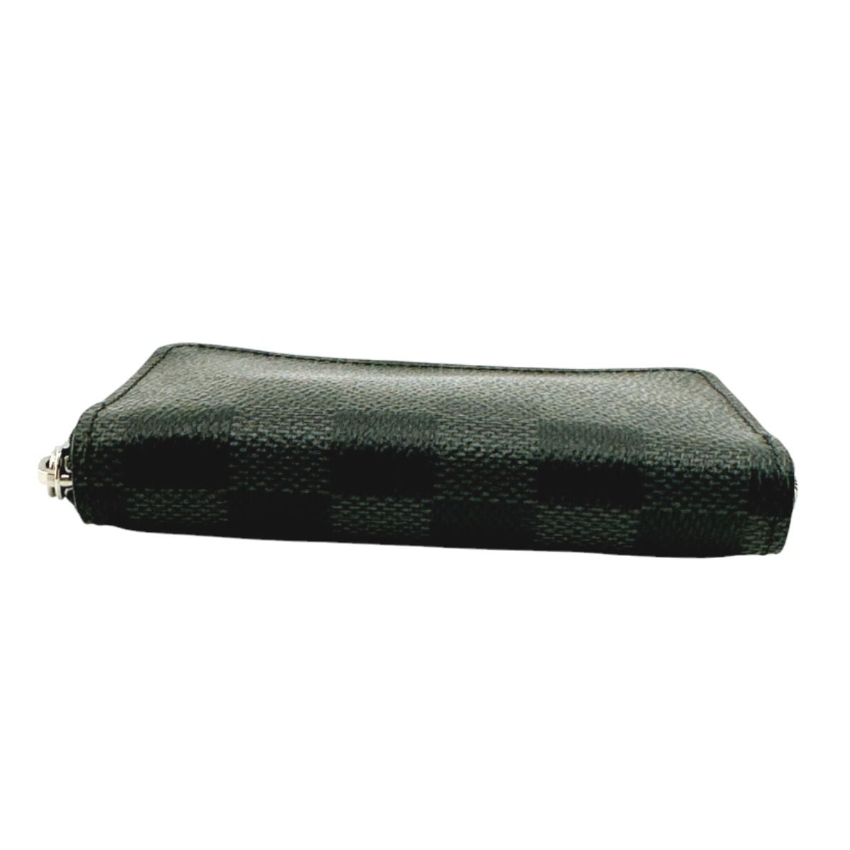 Louis Vuitton Damier Coin Case Zippy Purse Black — view 5