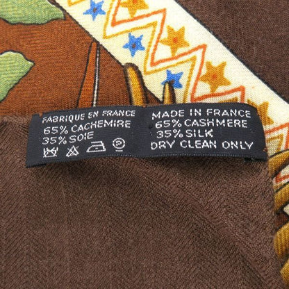 Hermes Carre Geant Cashmere Silk Scarf — view 9