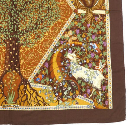 Hermes Carre Geant Cashmere Silk Scarf — view 8