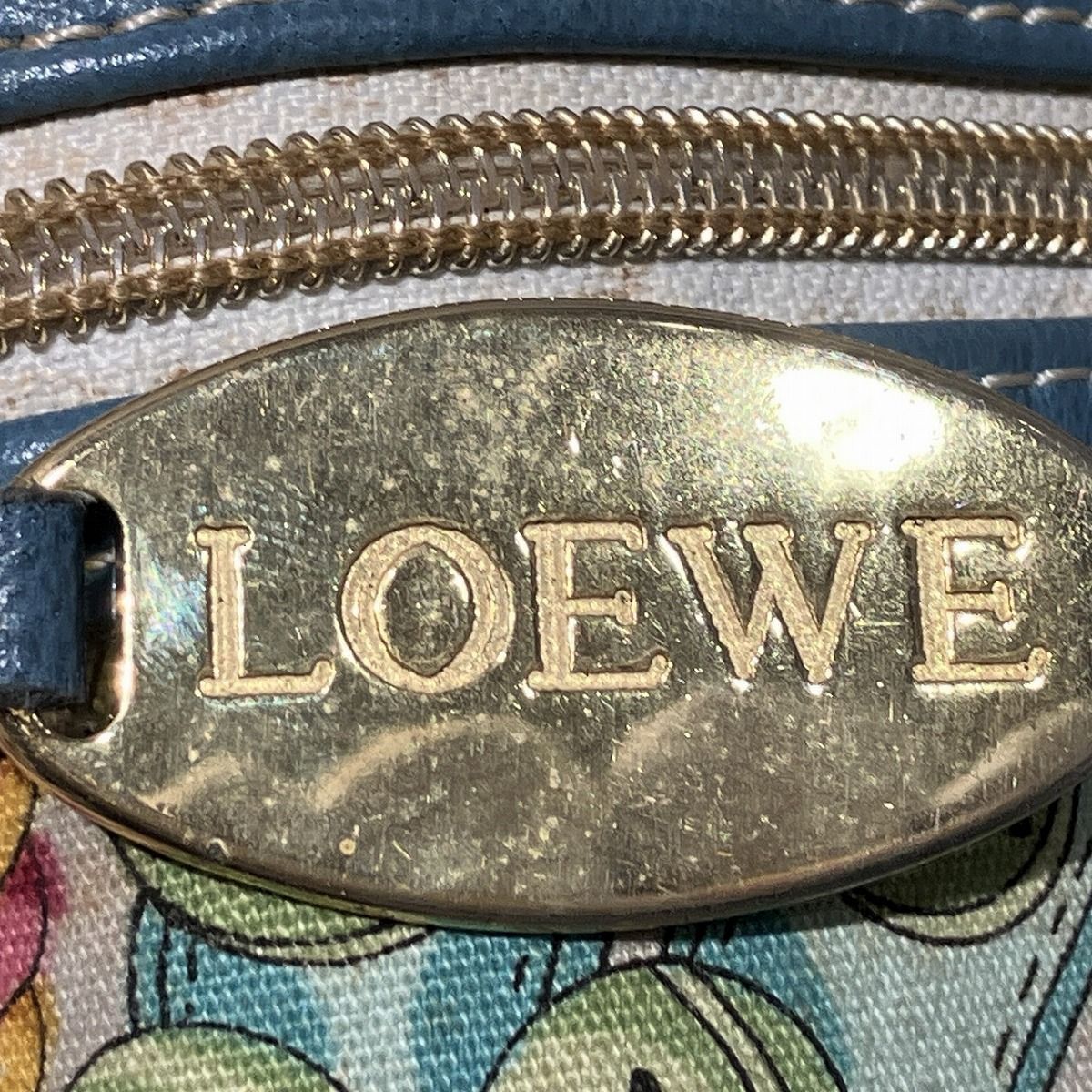 Loewe Botanical Backpack Canvas Leather — view 4