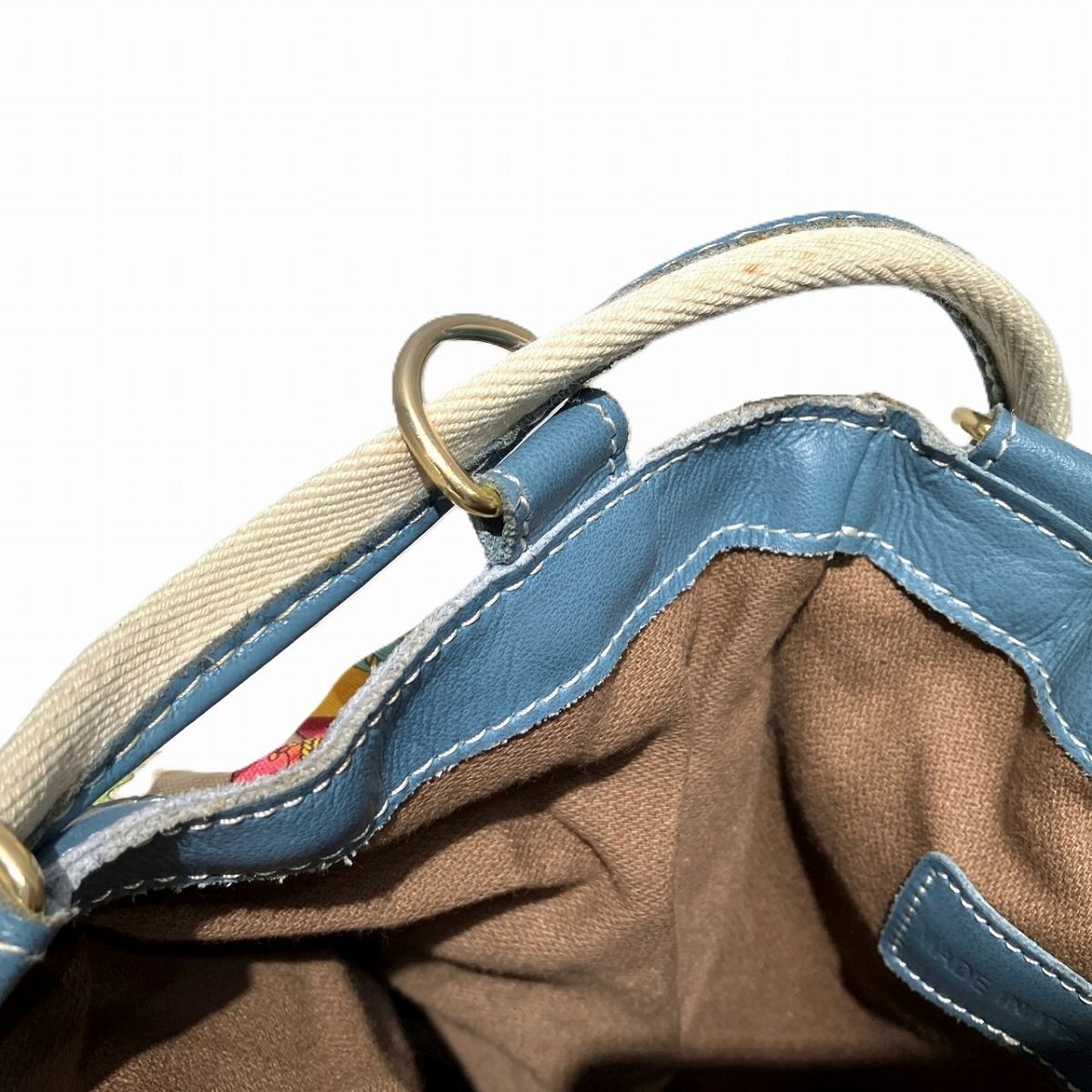 Loewe Botanical Backpack Canvas Leather — view 9