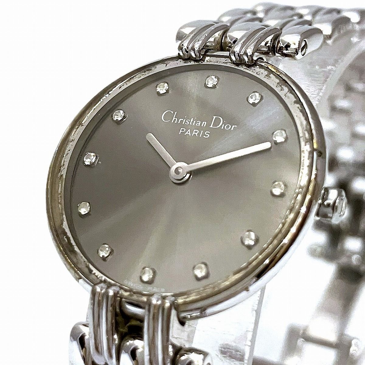 Dior Bakira Watch SS Quartz Gunmetal Dial — view 4