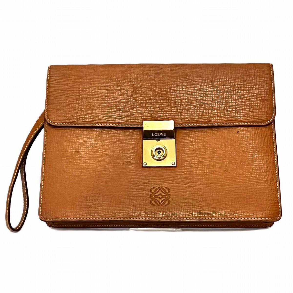 Loewe Anagram Clutch Leather