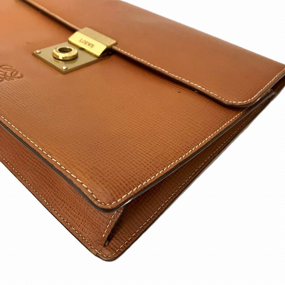 Loewe Anagram Clutch Leather — view 7