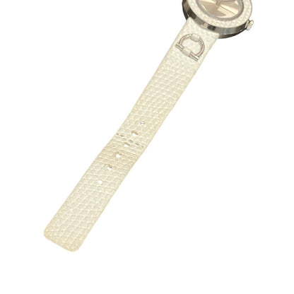 Gucci Horsebit Watch SS Leather Quartz White Shell Dial 129.5 — view 7