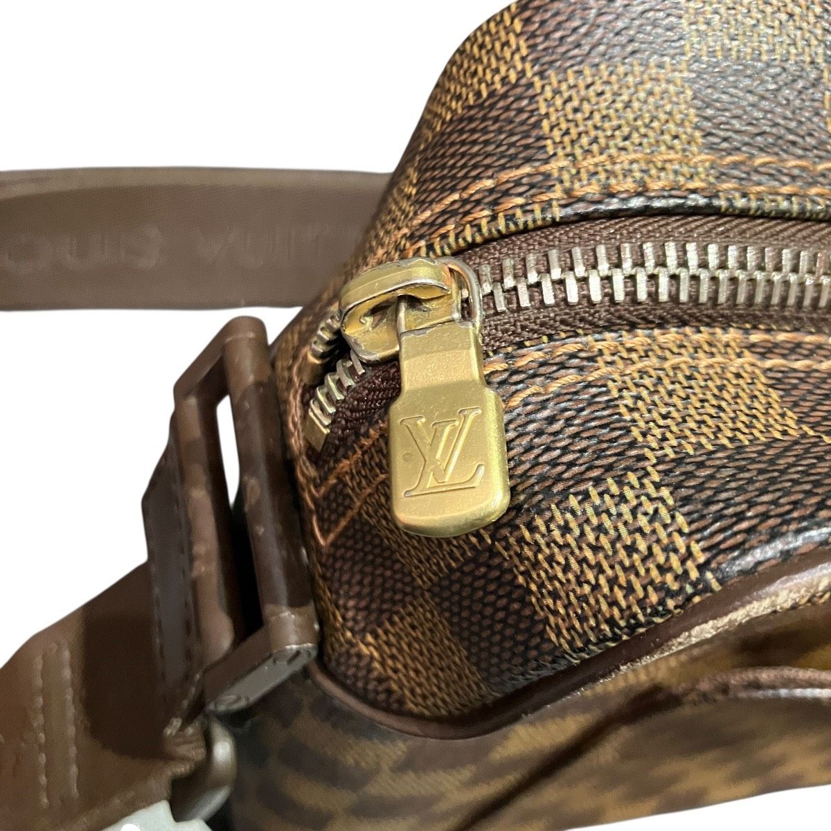 Louis Vuitton Olaf PM Damier Ebene Shoulder Bag Canvas — view 8