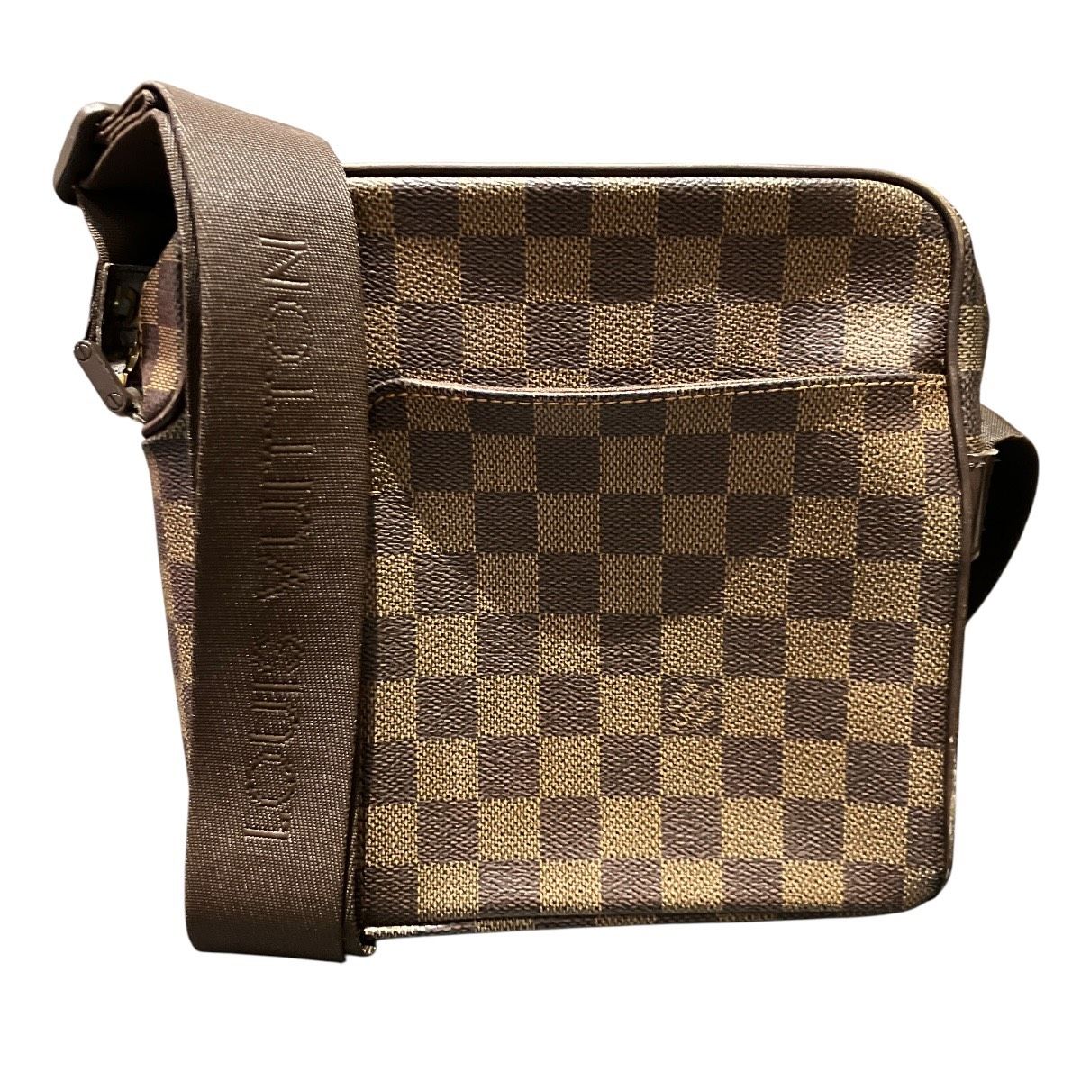 Louis Vuitton Olaf PM Damier Ebene Shoulder Bag Canvas